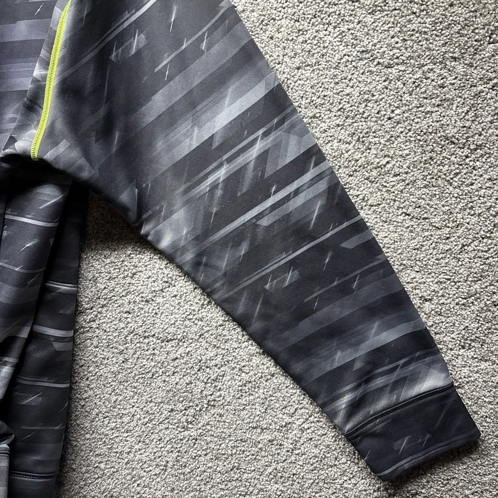 Under Armour US Army Hoodie Mens  XL Gray Camo Striped Loose Fit Pocket‎ *RARE*